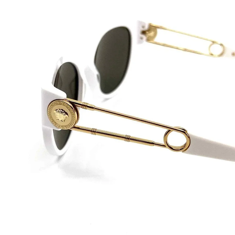 Rare Versace White Womens Sunglasses - Picture 6 of 8